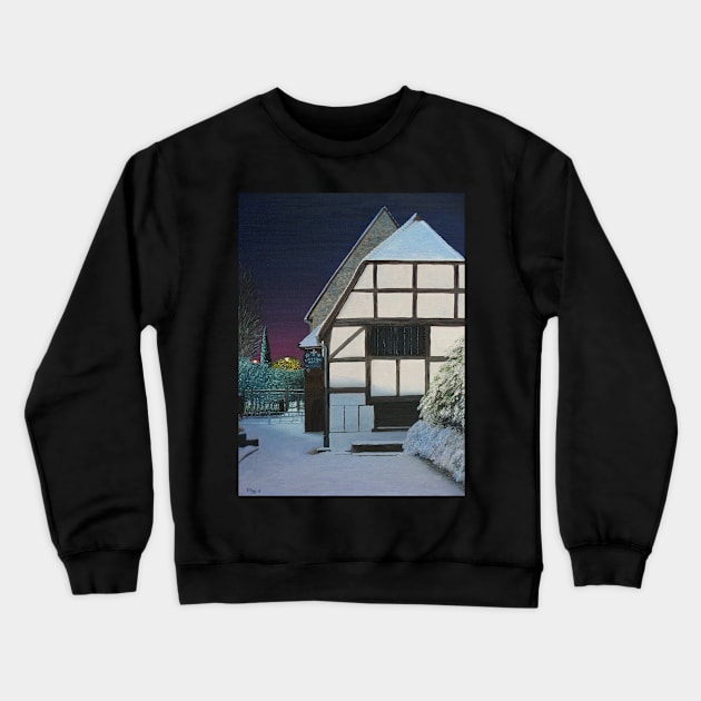 Winter dawn - King John's House Crewneck Sweatshirt by richardpaul